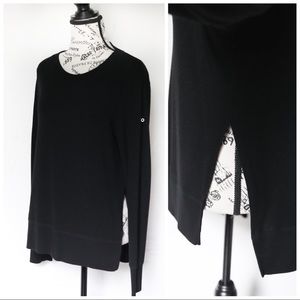 ALO Yoga Glimpse long sleeve top black small